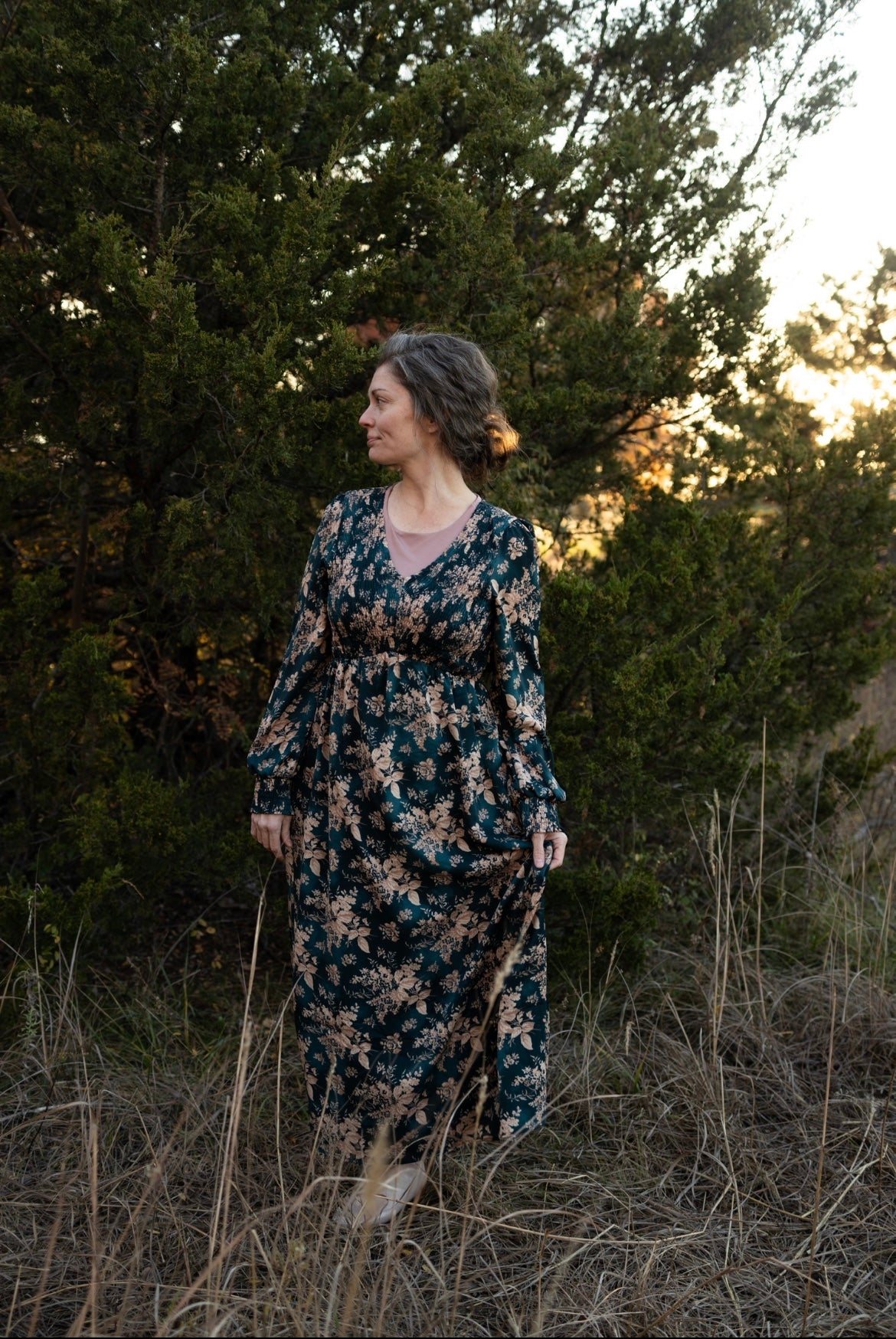 Teal Antique Floral Maxi Dress Meek and Modest Boutique Teal Antique Floral Maxi Dress Meek and Modest Boutique
