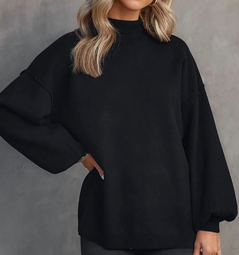 Black Turtleneck Sweater